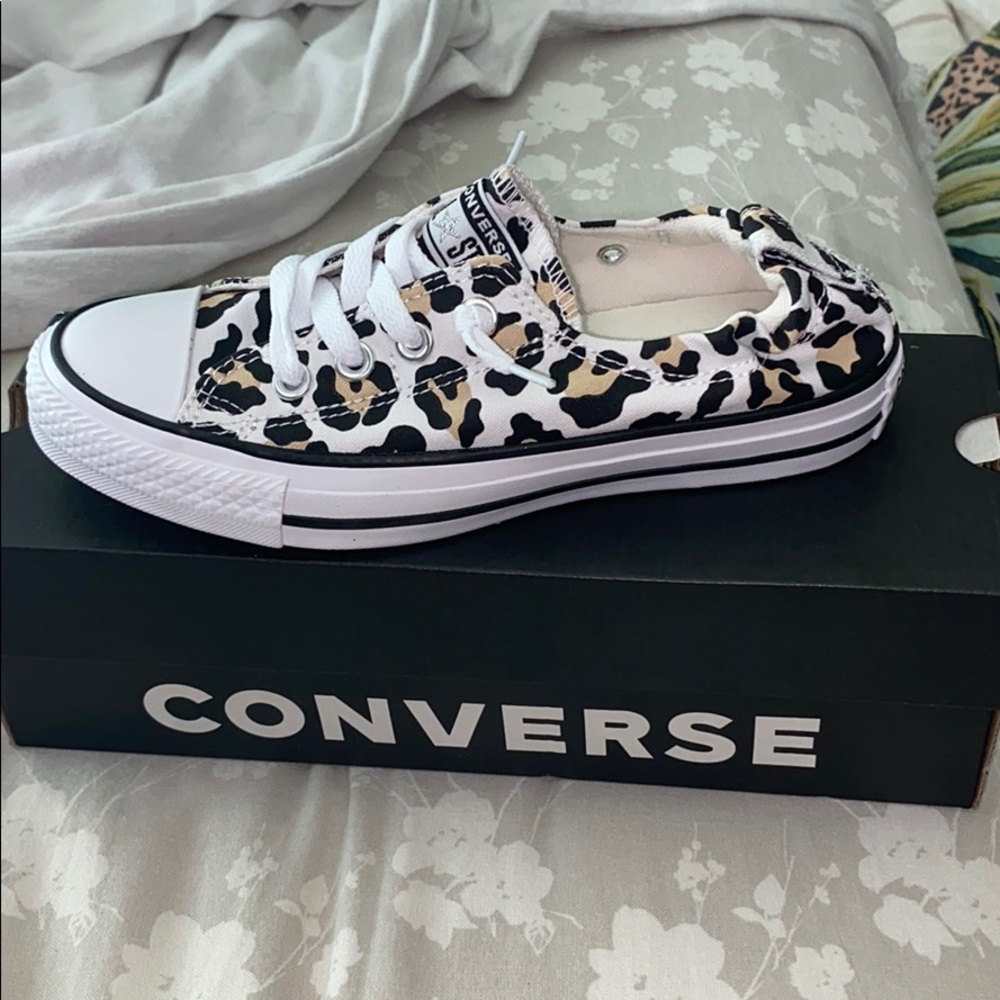 Leopard Print Converse